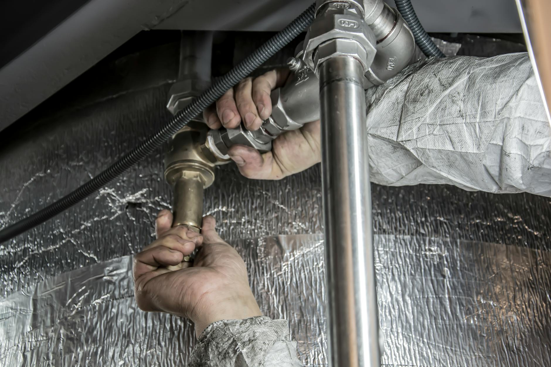 Plumbing service work